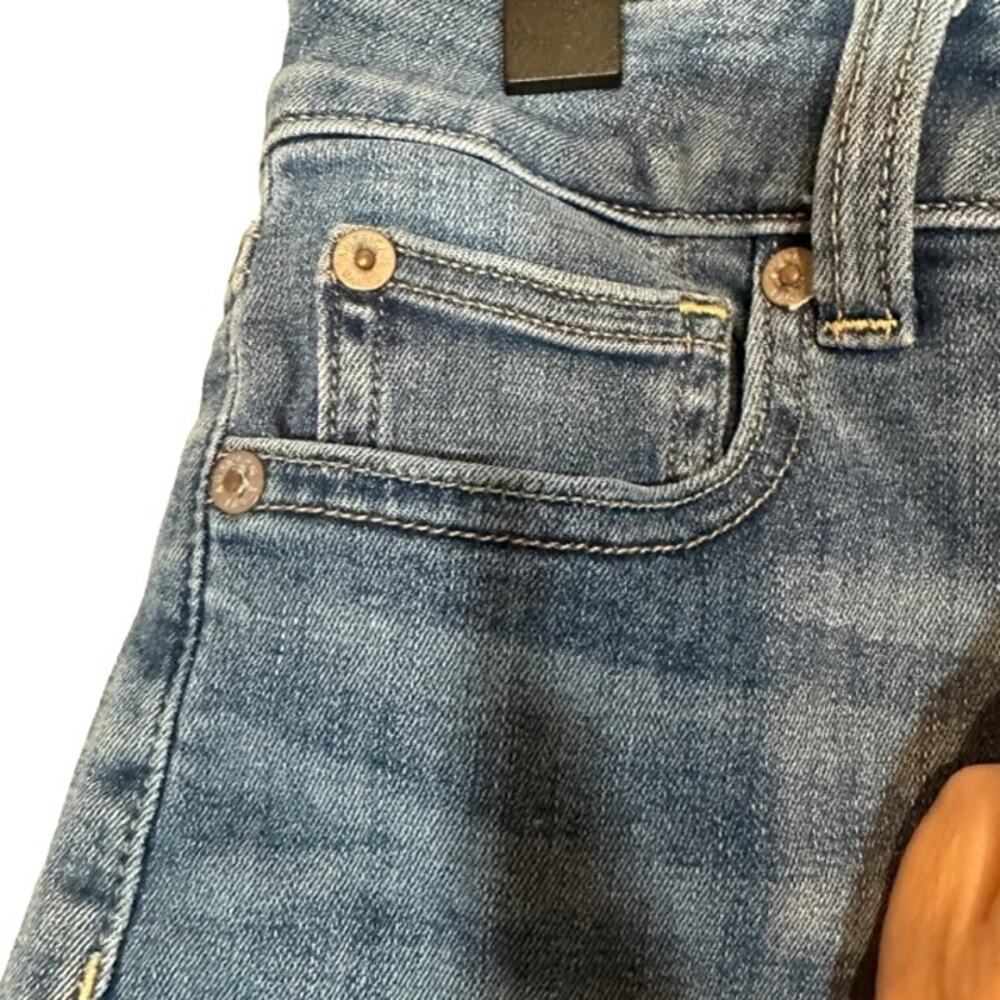 American Eagle Blue Cuffed Trim Basic Casual Deni… - image 6